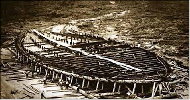 Restos del barco que mando construir Calígula