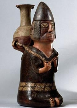 Porteador inca con hojas de coca. Perú, 1430-1532