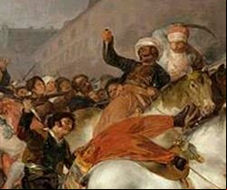 El cuadro de Goya “La carga de los mamelucos”.