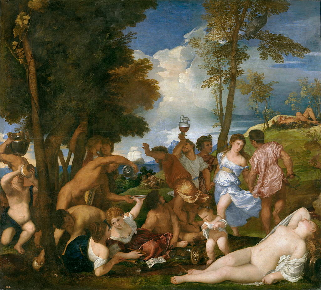 Bacanal de los Andrios, 1523-26, de Tiziano