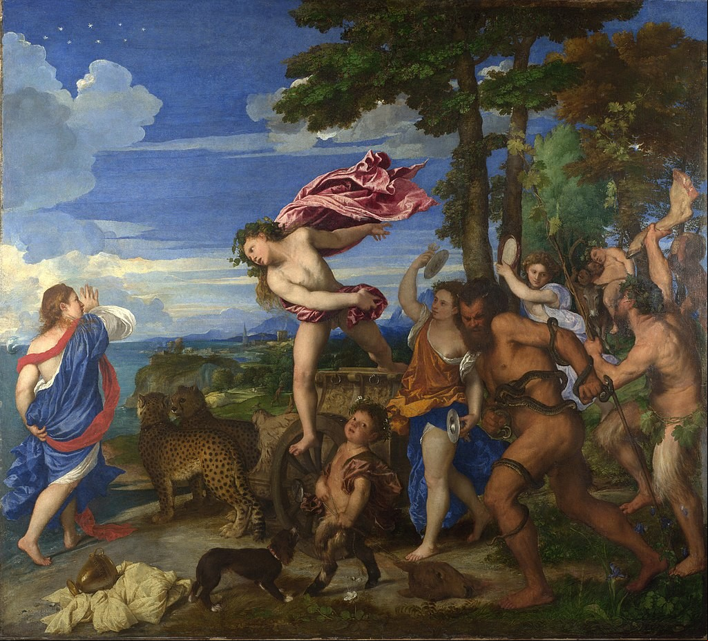 Baco y Ariadna, 1520-23, Tiziano