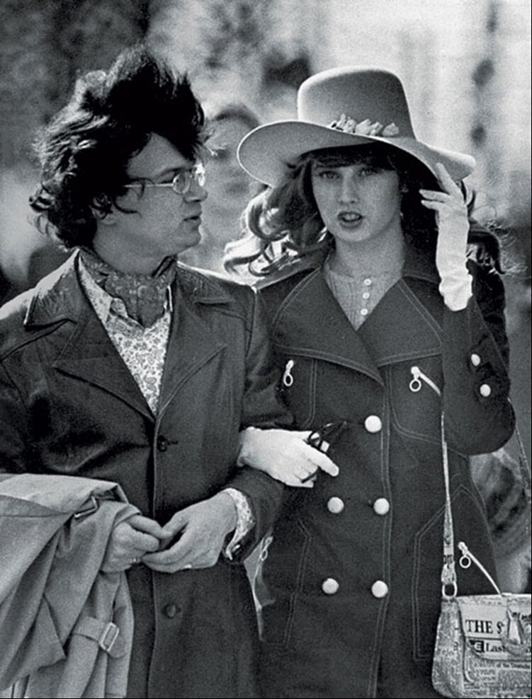 Elena Shchapova de Carli y Eduard Limónov