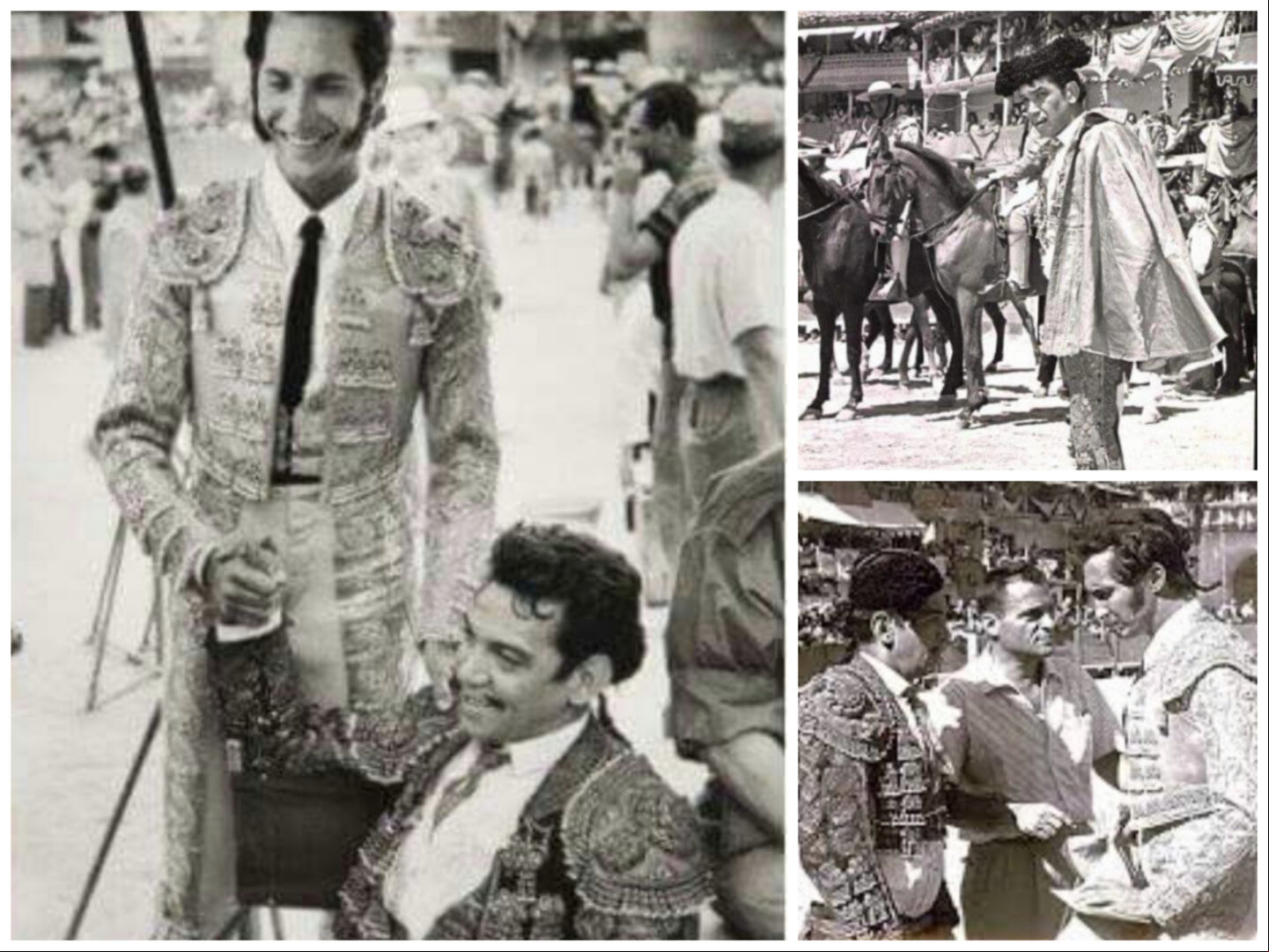 Collage Cantinflas y Luis Miguel Dominguín